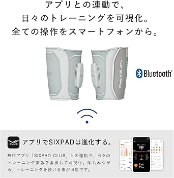 【新品】シックスパット　レッグベルト2個 シックスパッド レッグベルト2【S-Mサイズ】 | SIXPAD